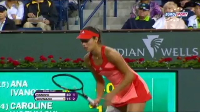 Ana Ivanovic - Wozniacki (Indian Wells 2012 - optimi) Part 1