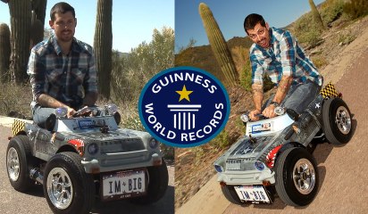 Man Sets Record For Smallest Street-Legal Vehicle