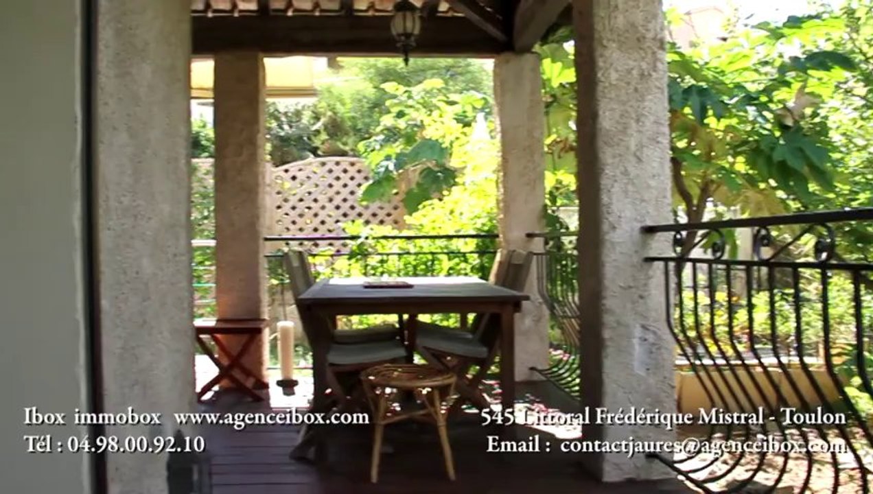 A VENDRE VILLA DE CHARME LE PRADET - PLAGE DE LA GARONNE - agence immobilière toulon ibox
