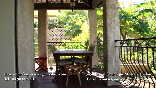 A VENDRE VILLA DE CHARME LE PRADET - PLAGE DE LA GARONNE - agence immobilière toulon ibox