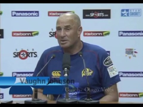 Otago Volts coach Vaughn Johnson press conference