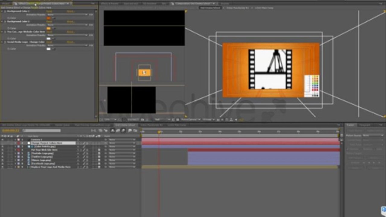 Cinema Or Photo School Logo - After Effects Template