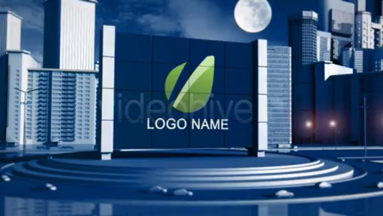Night Live Logo Sting - After Effects Template