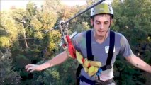 A Ziplining Adventure With WebTek :: A Magician In A Tree