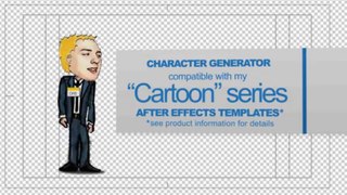 Cartoon Walk Sequence Generator - After Effects Template