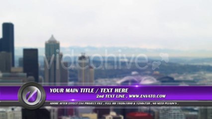 Sun Shine Lower Third - After Effects Template