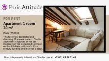 Studio Apartment for rent - Châtelet, Paris - Ref. 8939