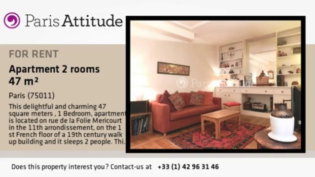 1 Bedroom Apartment for rent - Parmentier, Paris - Ref. 8936