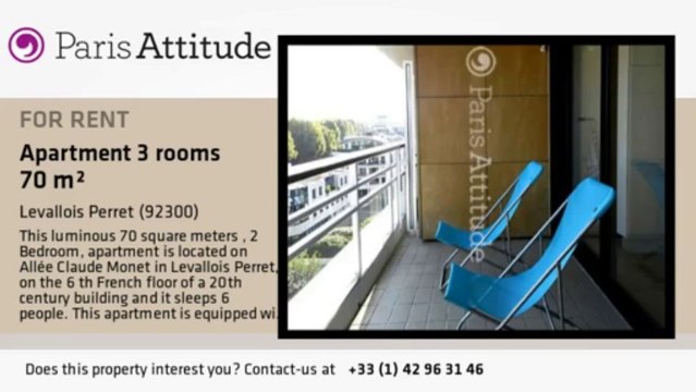 2 Bedroom Apartment for rent - Levallois Perret, Levallois Perret - Ref. 8900