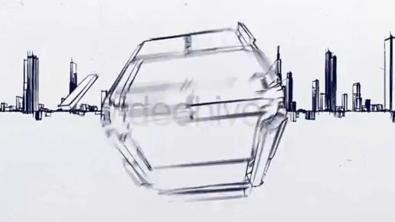 3D Ink Square - After Effects Template