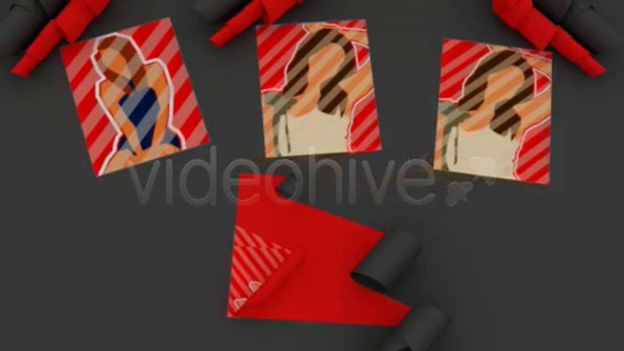Peeling Valentine Photo Display - After Effects Template