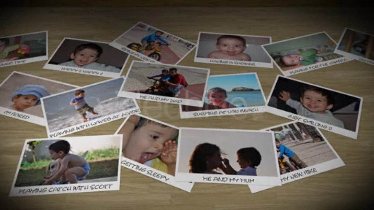Throwing Photos II - After Effects Template