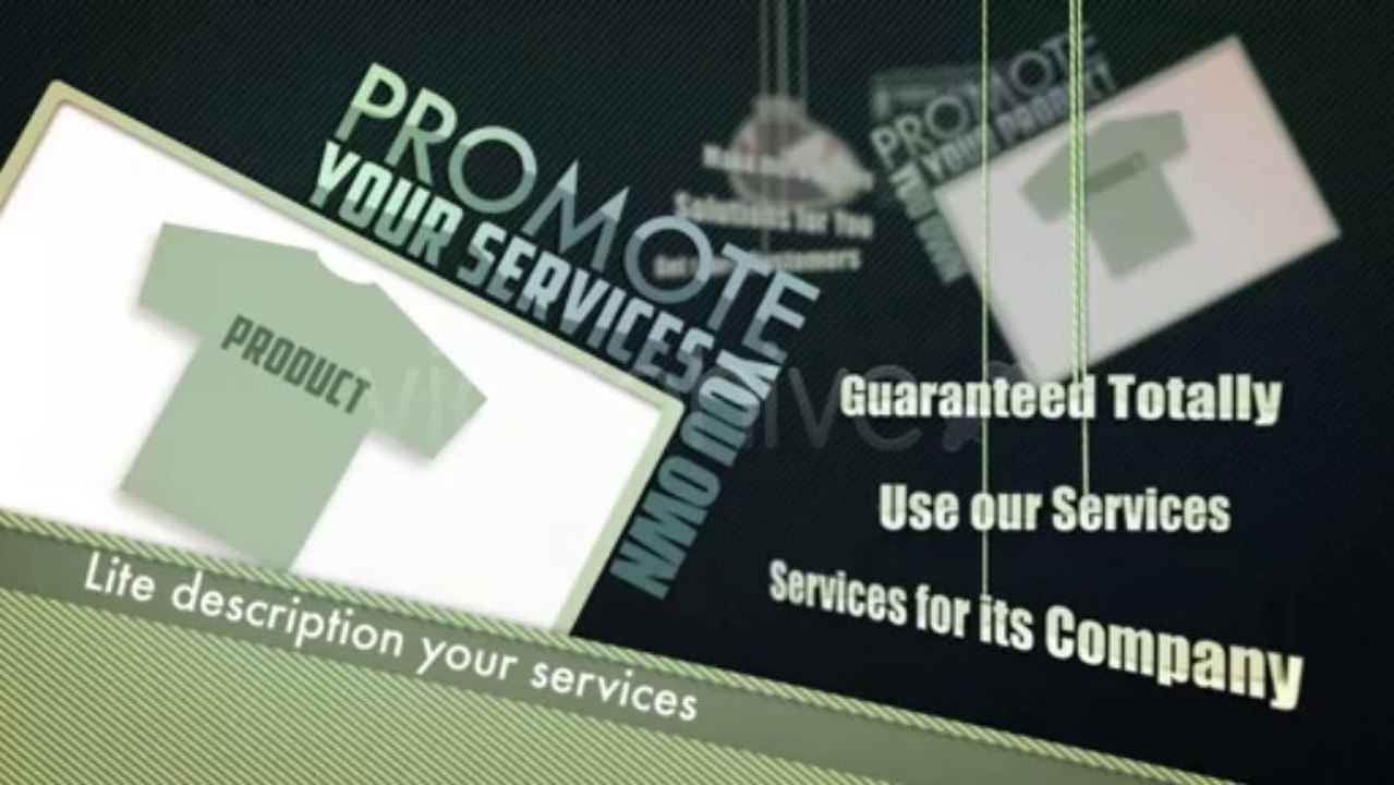 Presentation your product and service - After Effects Template