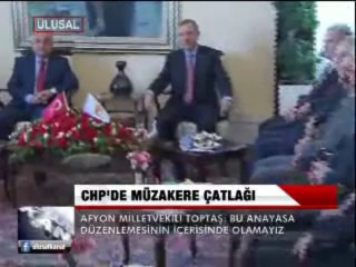 CHP'DE MÜZAKERE ÇATLAĞI