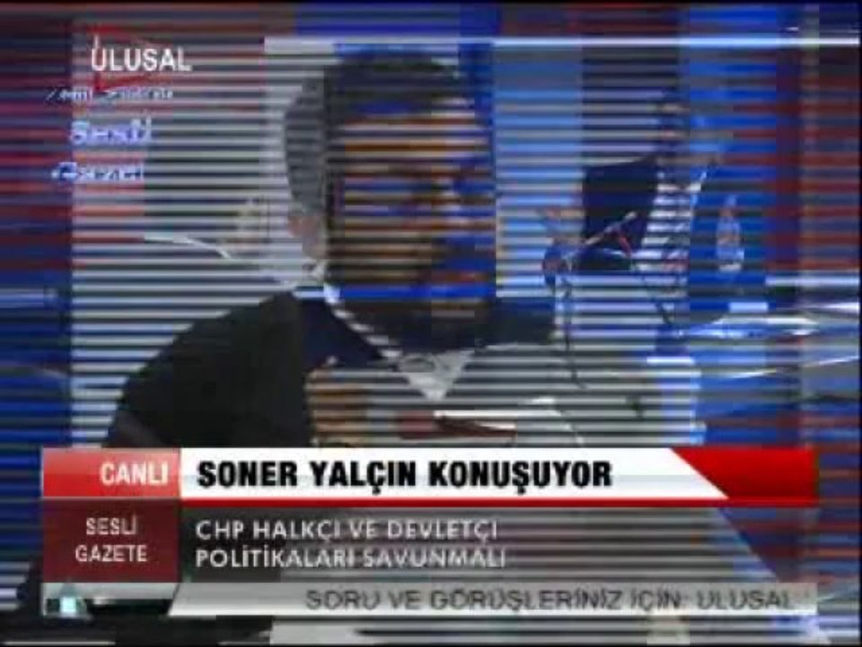 Soner Yalçın Ulusal Kanal'da