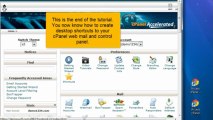 How to setup desktop shortcuts for cPanel | HostVizor