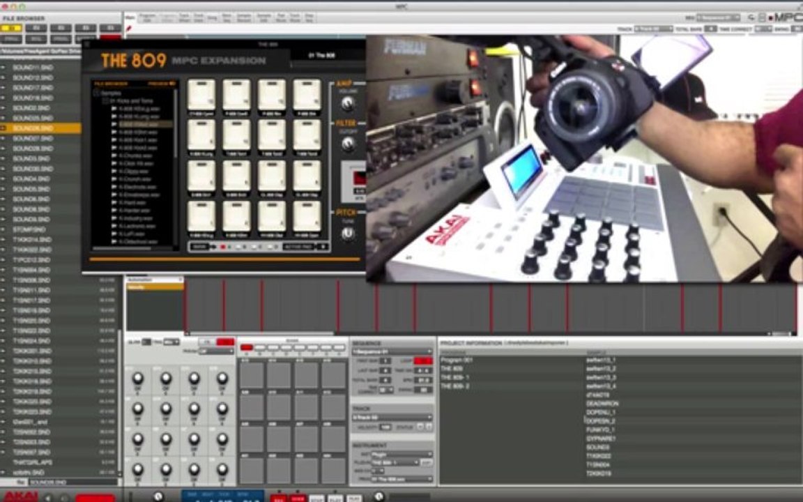 Akai Mpc Renaissance 809 mpc expansion and saving all mpc files to a external usb 3.0 Seagate Harddrive