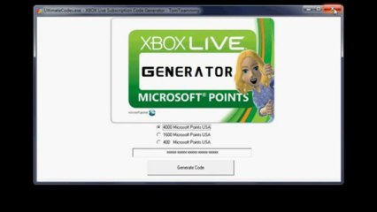 Xbox Live Microsoft Point Generator [Working - No Login or Survey] NO VIRUS