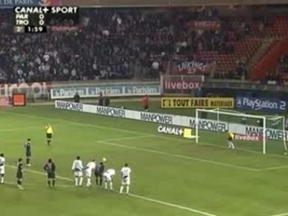 Peno pauleta PSG 1 TROYES 0