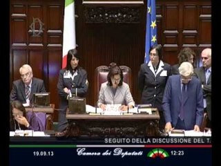 Roma - Camera - 17° Legislatura - 80° seduta (19.09.13)