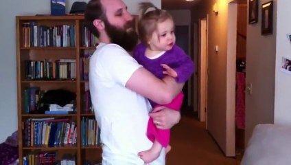 Baby Misses Dad's Beard!