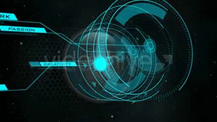 futuristic vision logo string - After Effects Template