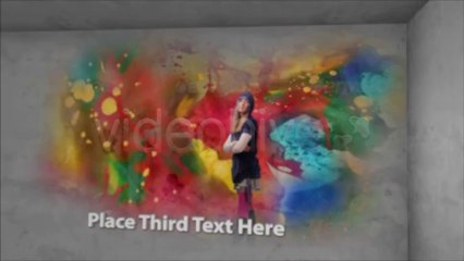 3D Titles On 3D Space - After Effects Template