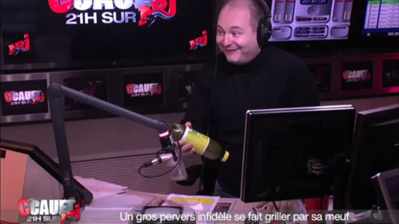 Un gros pervers infidèle se fait griller par sa meuf - C'Cauet sur NRJ