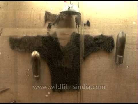 Mail byrnie of Maharaja Jayaji Rao scindia at Jai Vilas Museum, Gwalior