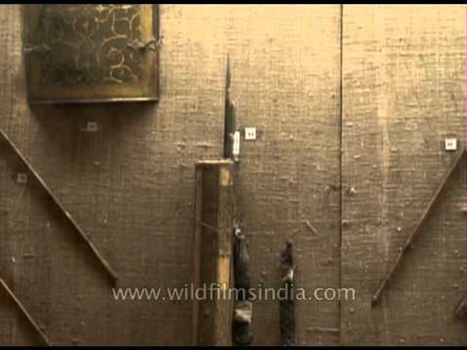 Weapons of Maharaja Jayajirao Scindia and his army