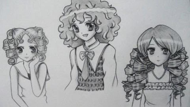 CÓMO DIBUJAR CABELLO MANGA RIZADO / DIBUJAR PELO MANGA ONDULADO