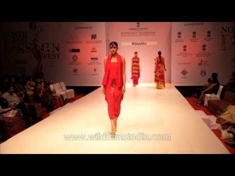 Models showcased the collection of designers MonaPali at NEDF