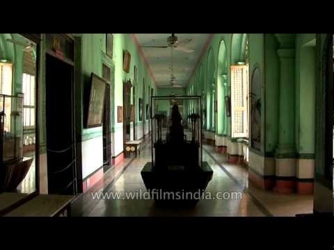 Living room inside the opulent 19th-century Jai Vilas Palace and Scindia Museum