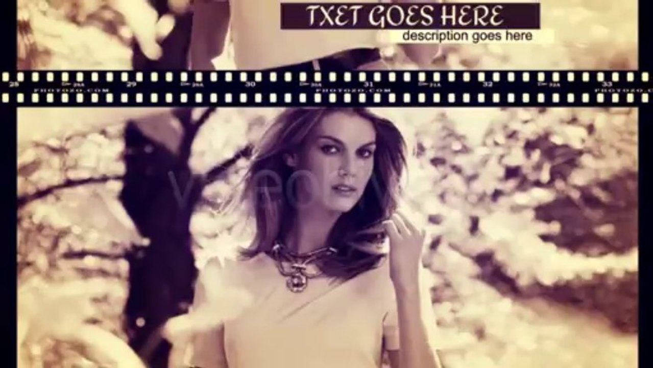 Film Fashion Slide - After Effects Template