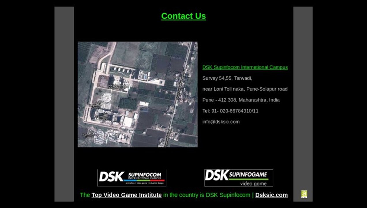 Top Video Game Institute in the country is DSK Supinfogame