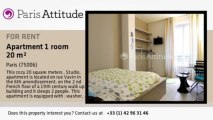 Studio Apartment for rent - St Placide, Paris - Ref. 8778