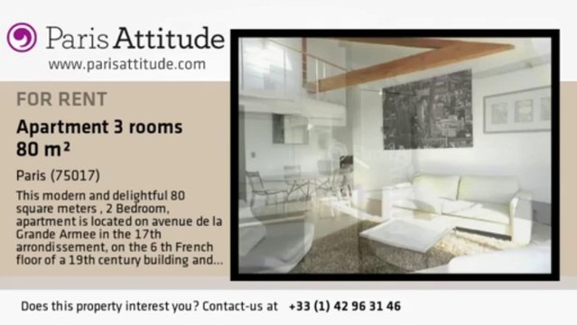 2 Bedroom Duplex for rent - Arc de Triomphe, Paris - Ref. 8190