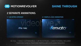 Shine Through - After Effects Template