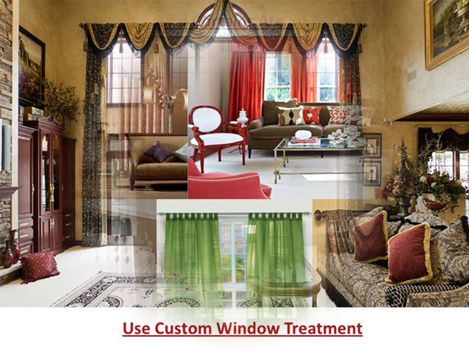 Design Your with Custom Window Treatments Available at Fabricworkroom!