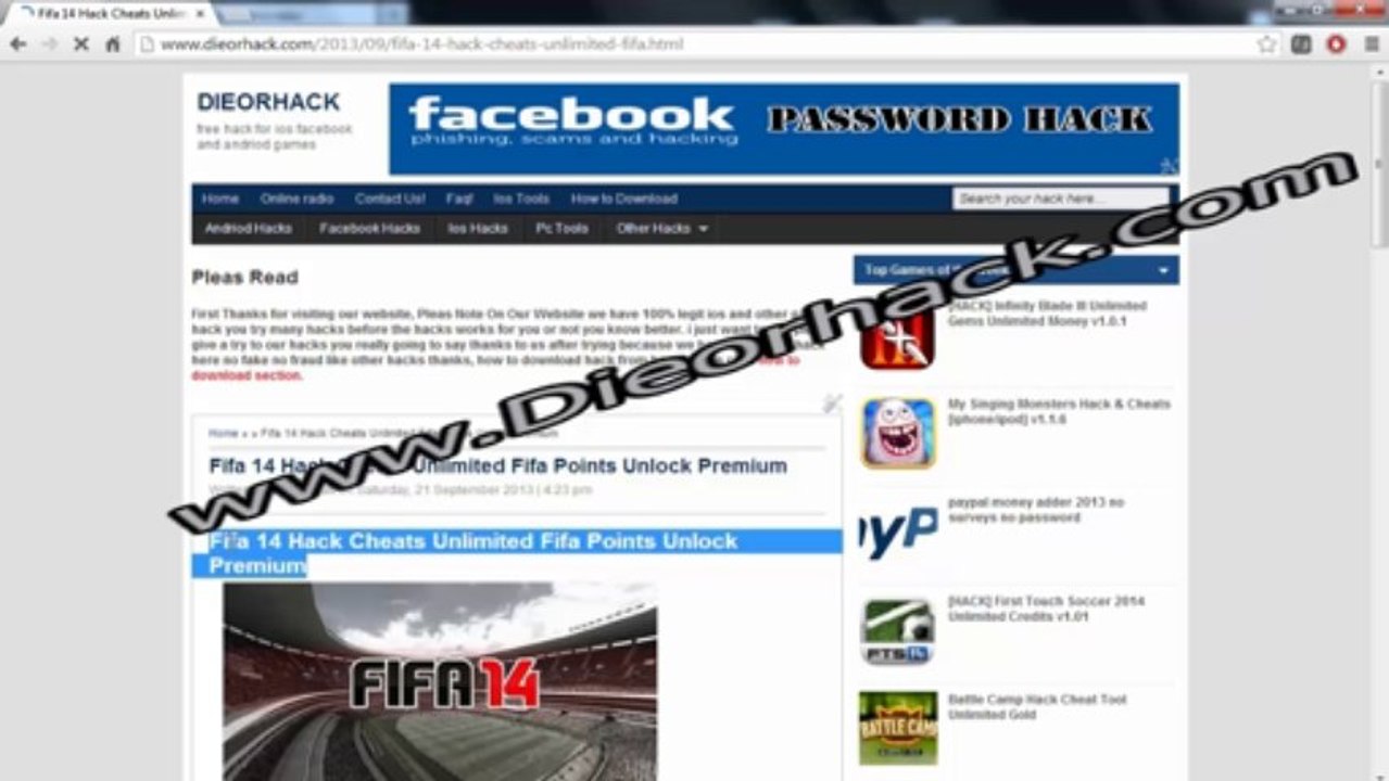 How to hack fifa 14 Ultimate Team