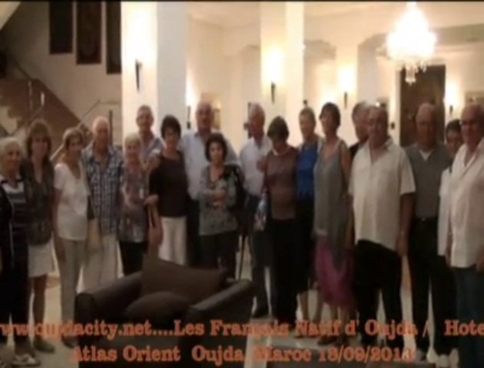 les anciens français d'oujda membres de l’association française  Joie Amitié Maroc « JAM ».