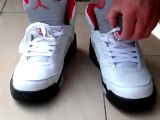 Air Jordan Retro 5 Fire Red 2013 + on feet,Air Jordan V  Sneakers