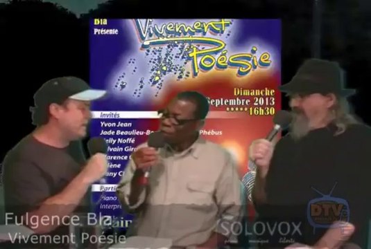 SoloVox poésie musique slam - 28 - Fulgence Bla - Marc Lavoie - Yvon D'Anjou