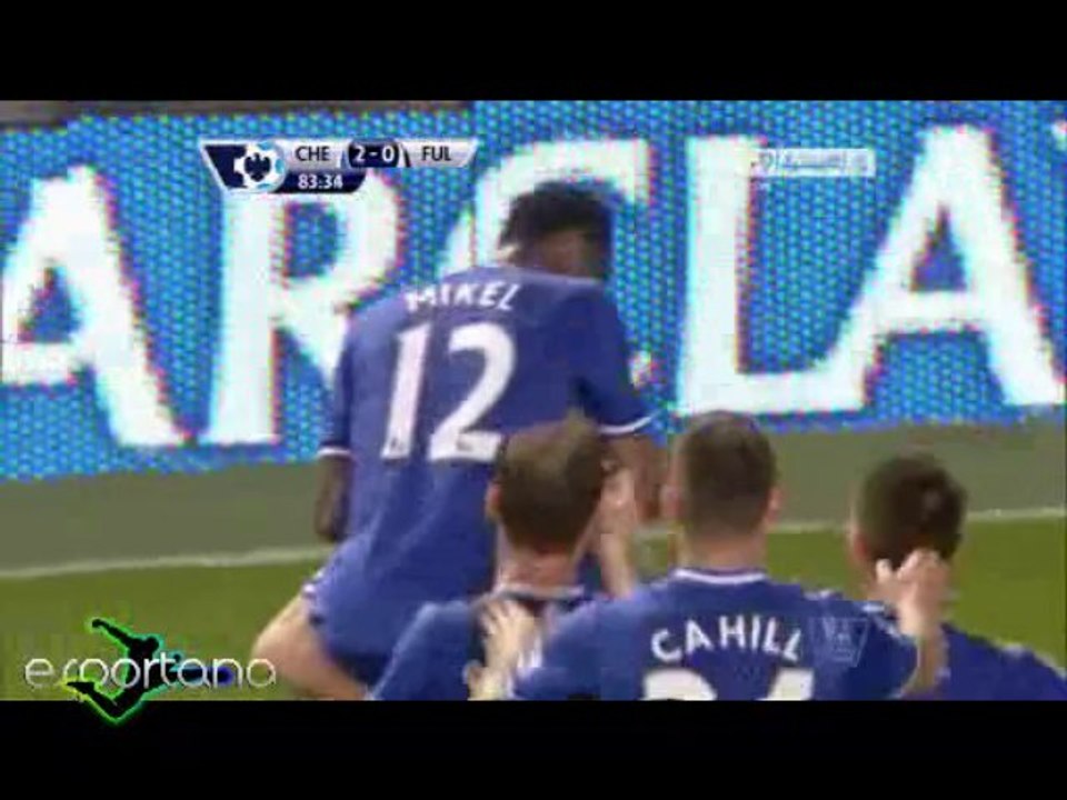 الهدف الثانى تشيلسى فى فولهام