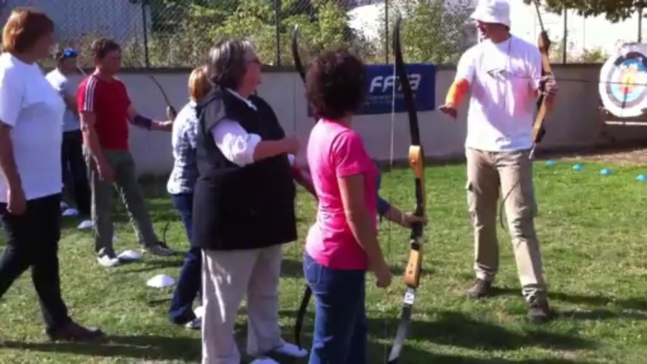 Journée portes ouvertes initiation tir à l'arc US-GAZELEC Paris/Plaine-Saint-Denis
