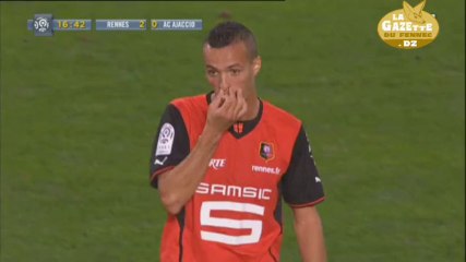 Doublé de Fouad Kadir VS Ajaccio 2-0.