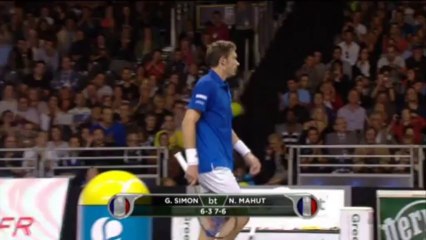 ATP Metz, semi - Simon bt Mahut 6-3, 7-6