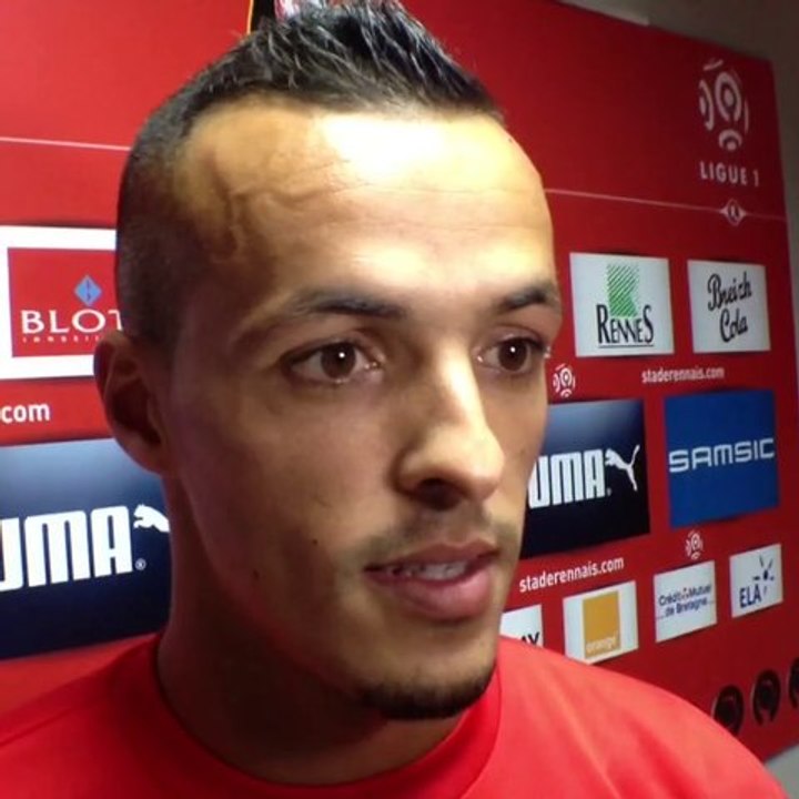 Réaction de Foued Kadir après son doublé contre Ajaccio. #SRFCACA