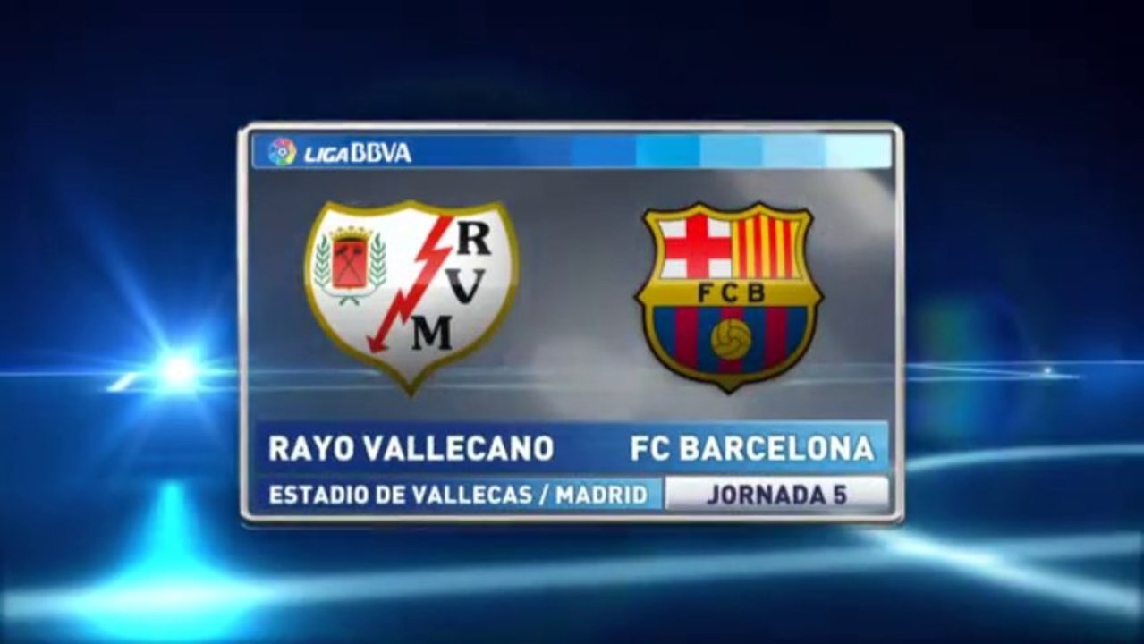 RAYO VALLECANO 0  BARCELONA 4
