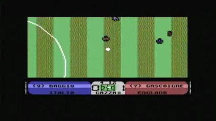 Commodore 64 - Gazza II - England vs Italy